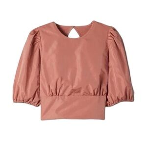 Aritzia Wilfred Duomo Blouse in Heirloom Pink Rose | Size 0